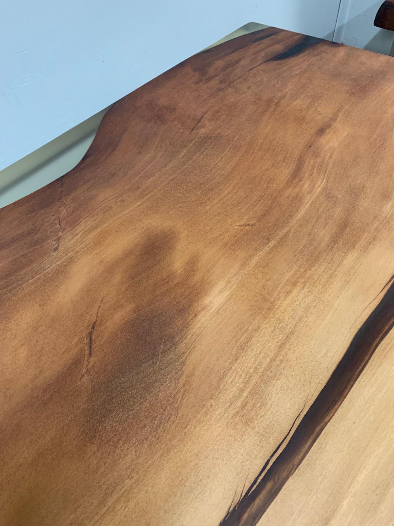 XXIe siècle et contemporain Table de salle à manger Kauri en bois massif de Kauri ancien en vente