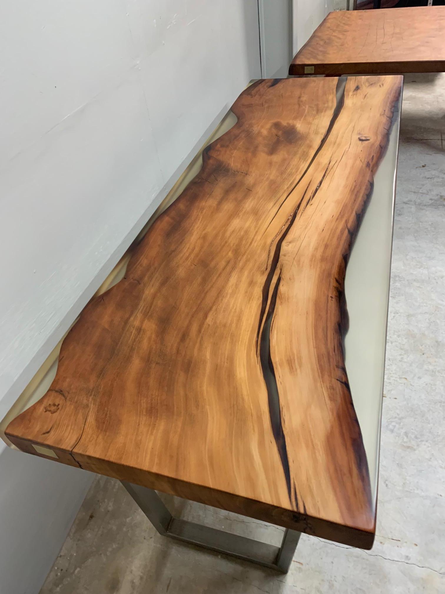 Table de salle à manger Kauri en bois massif de Kauri ancien en vente 2