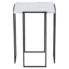 Kaus, Carrara Marble Side Table