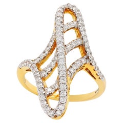 Kavant & Sharart 18k Yellow Gold Diamond Talisman Ring