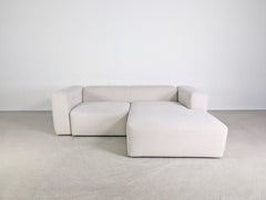Kave Home Ecksofa Design Couch Blok Stoff grau Spanien
