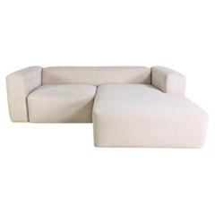Kave Home Ecksofa Design Couch Blok Stoff grau Spanien