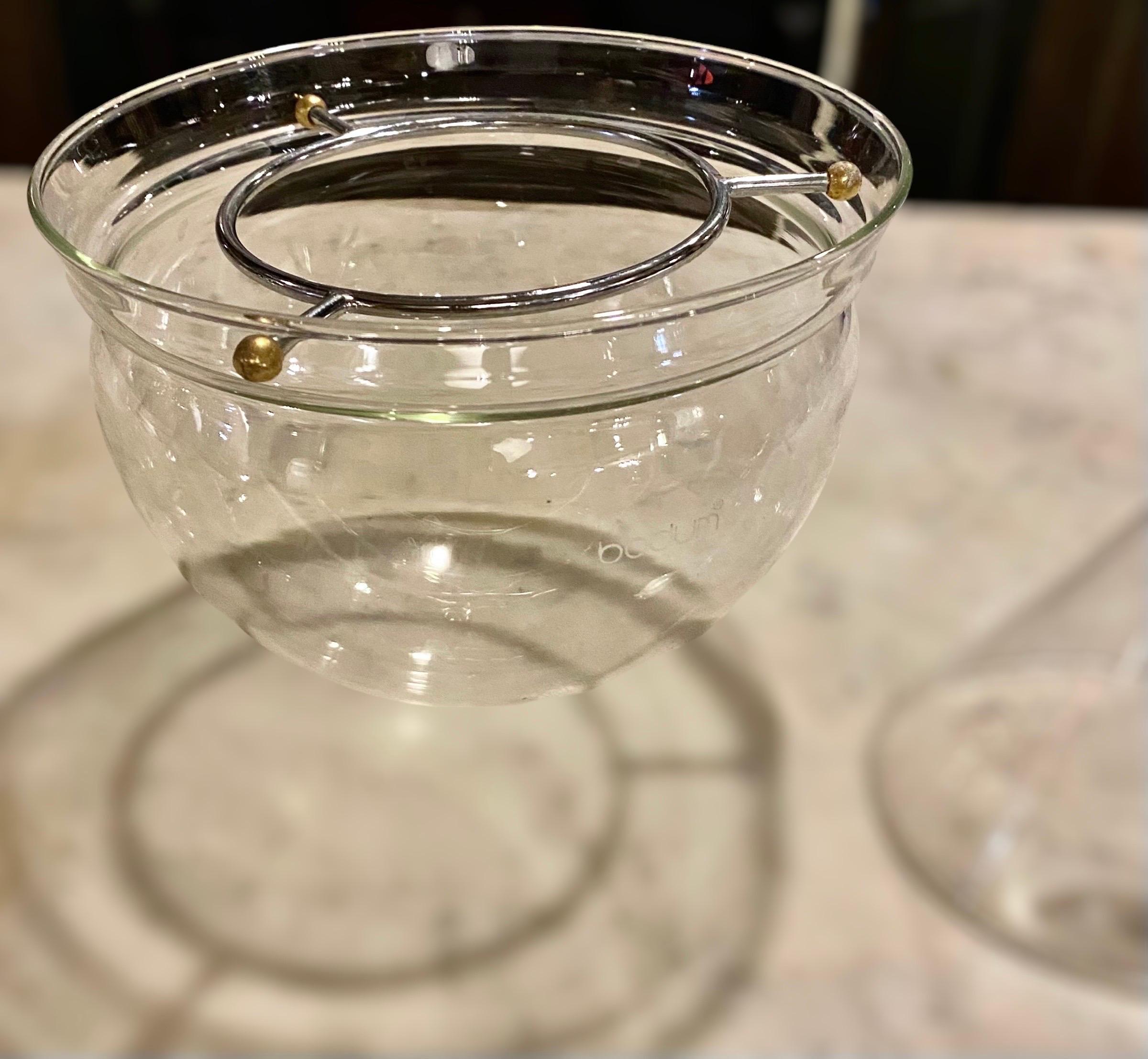 Brass Kaviar/Shrimp/Choco Dip Bowl by Carsten Jorgen.       For Sale
