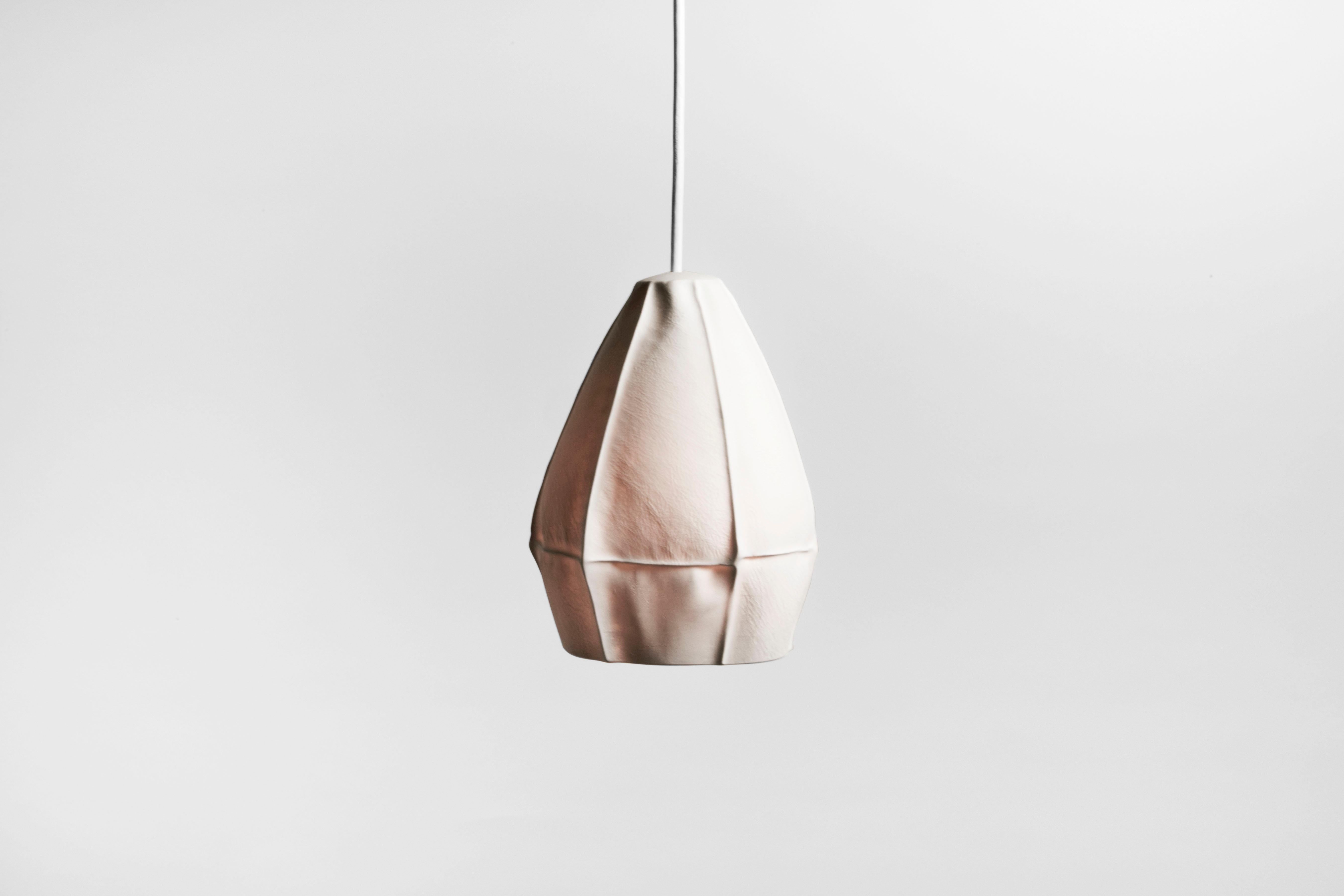 American Kawa Pendant Light Cluster of Three from Souda, Black Cord, Made to Order For Sale