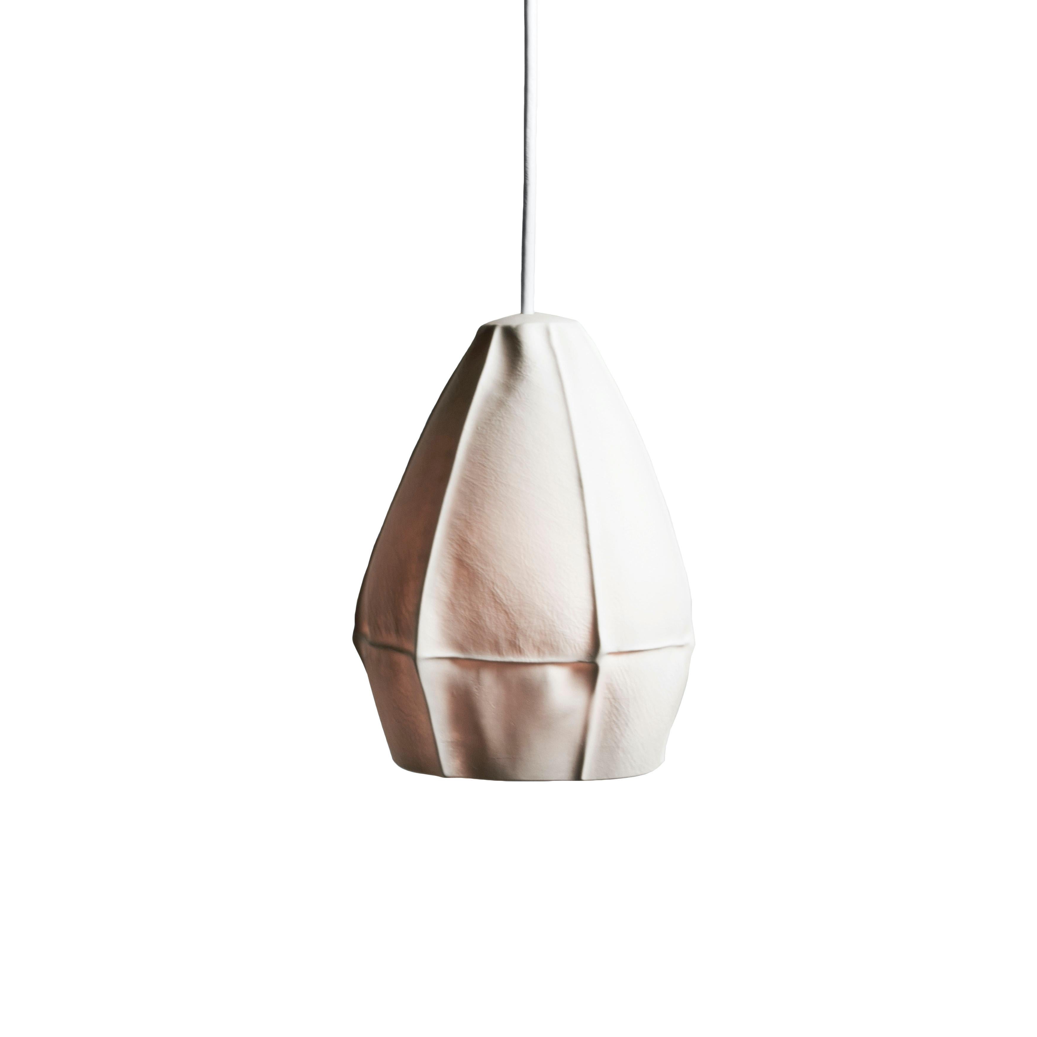 Cast Kawa Pendant Light from Souda, Black Cord, Made to Order For Sale