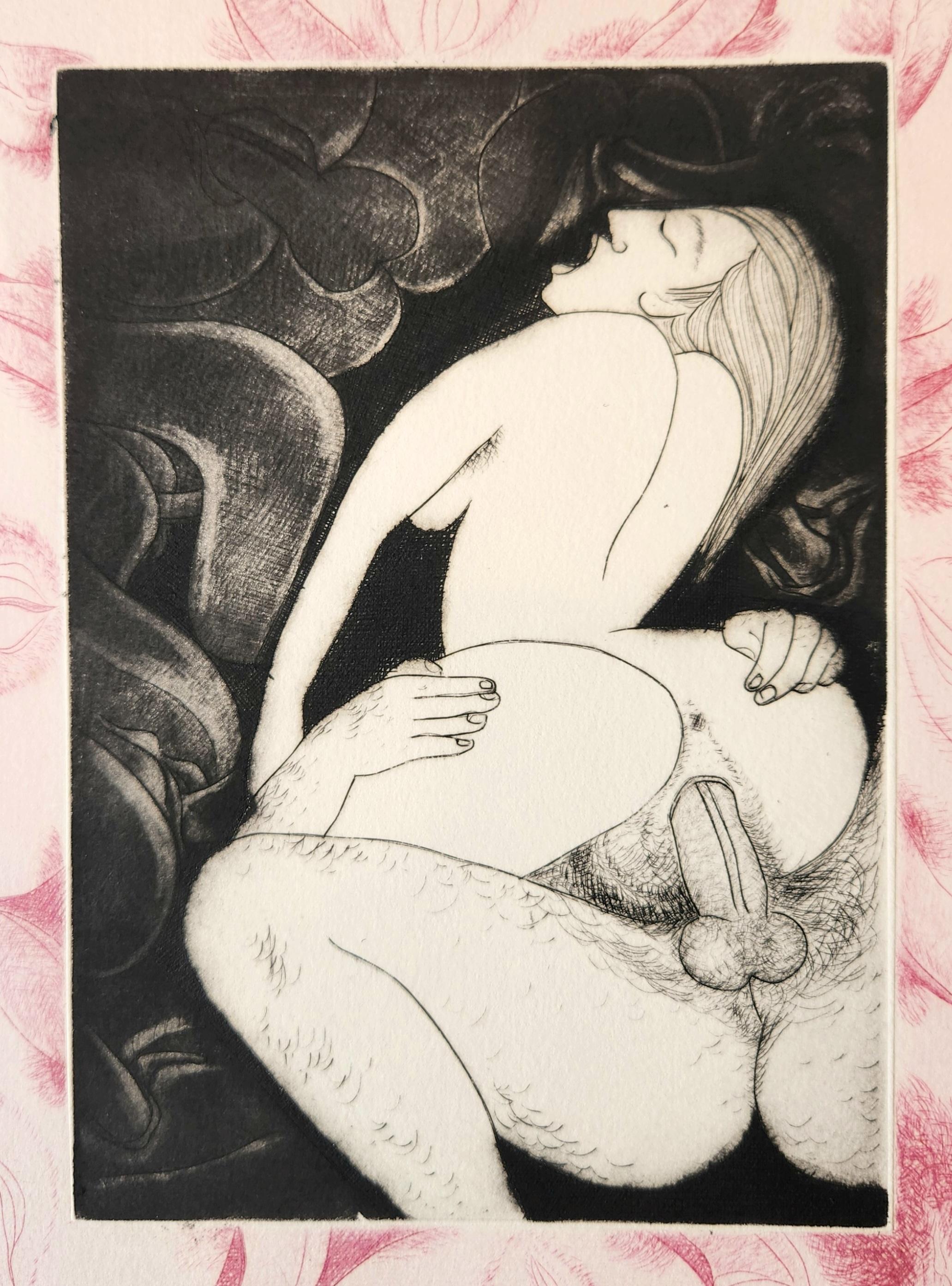 Single Edition of Contemporary Shunga Book of Etchings -- O Man of Little Faith For Sale 12