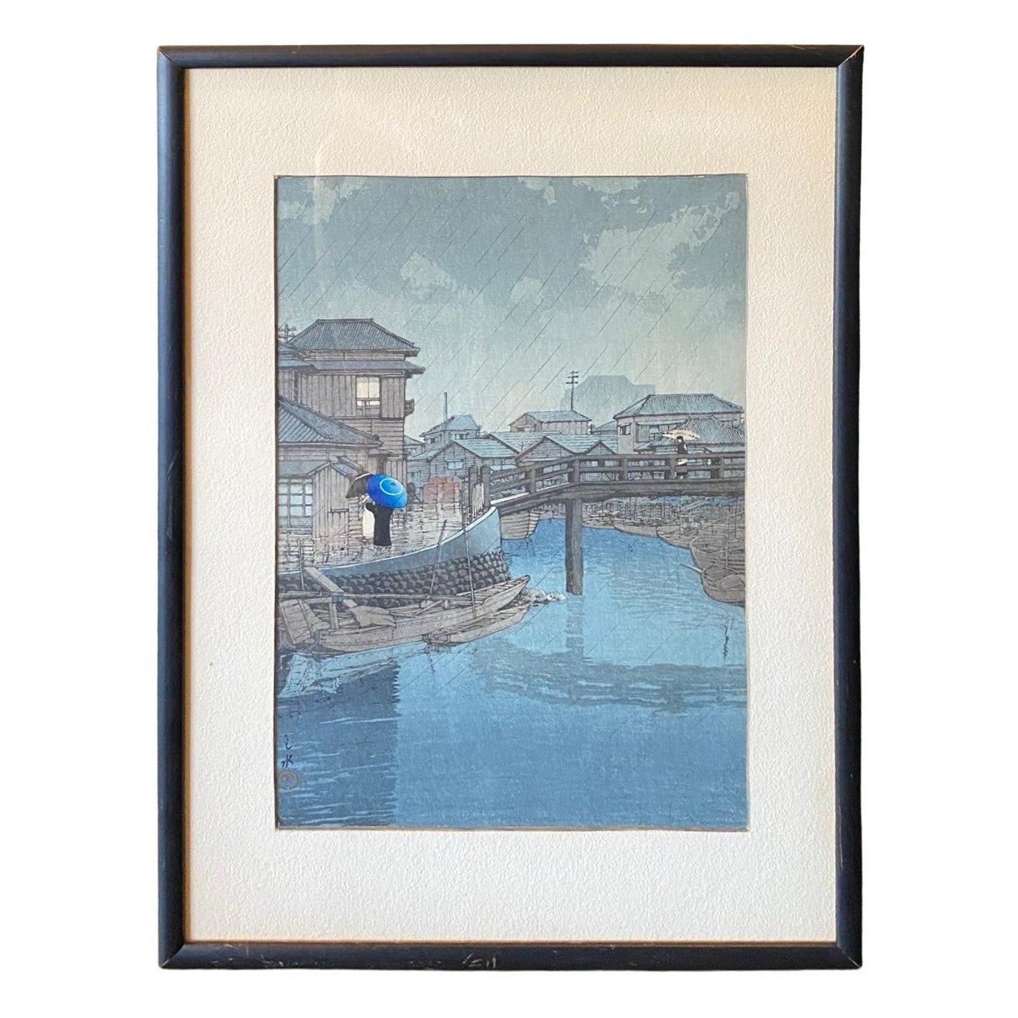 Kawase Hasui Shinagawa d'après des vues de la série Tokaido