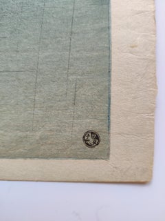 Kawase Hasui -- Rain at Yasuniwa (Nagano)