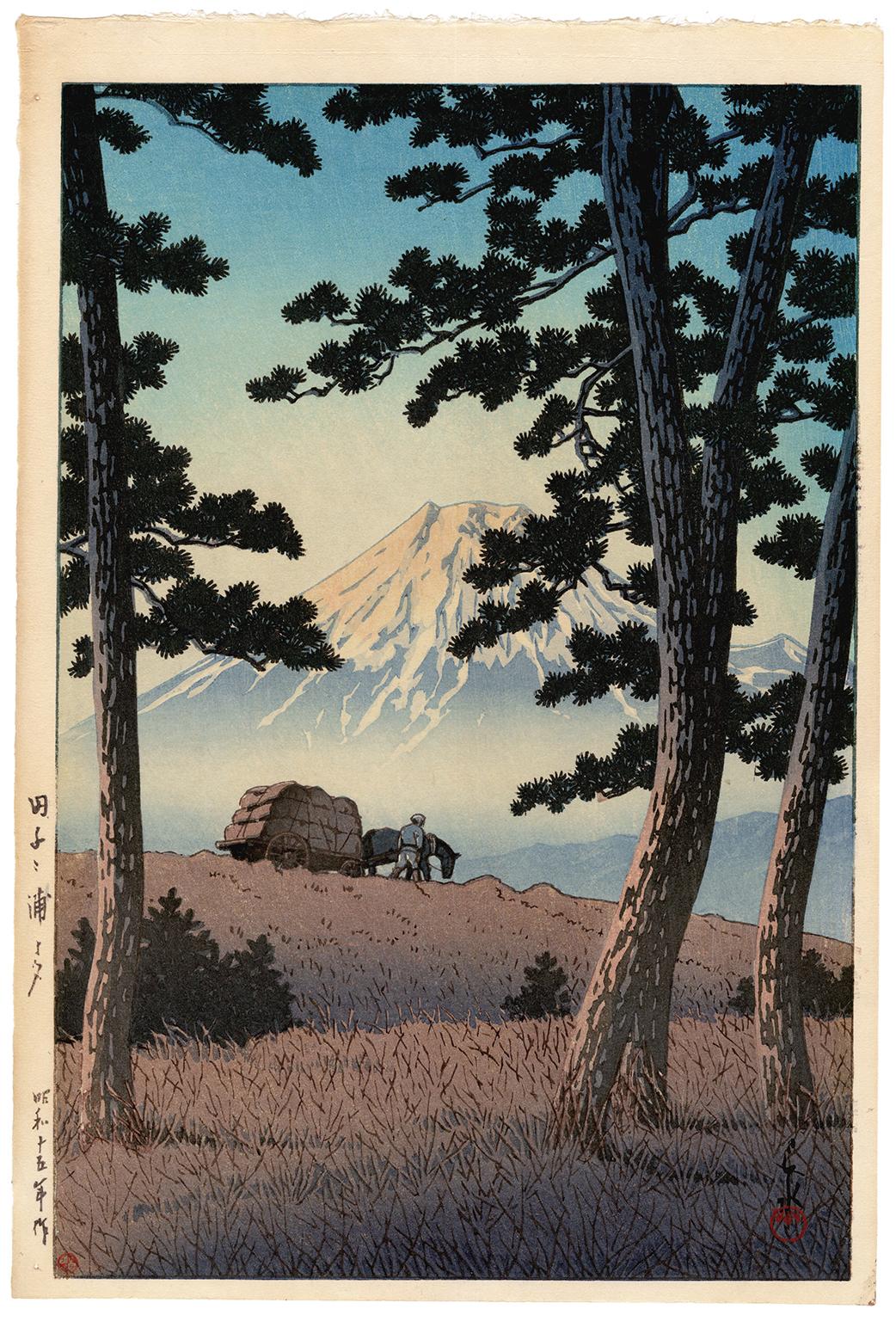 Mount Fuji Seen from Tagonoura, Evening — lifetime impression