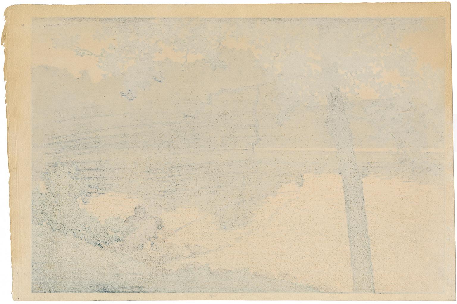 Shinshu Matsubarako (Lake Matsubara, Shinshu) - Print by Kawase Hasui