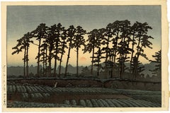 Sunset at Ichinokura, Ikegami, alternate color version