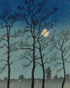 Winter Moon Over Toyama Plain