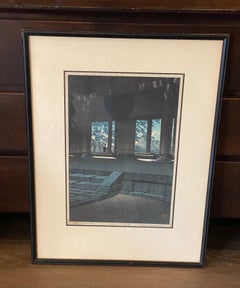 Kawase Hasui Rare Signed Japanese Woodblock Print Chionin Temple In Kyoto, 1933