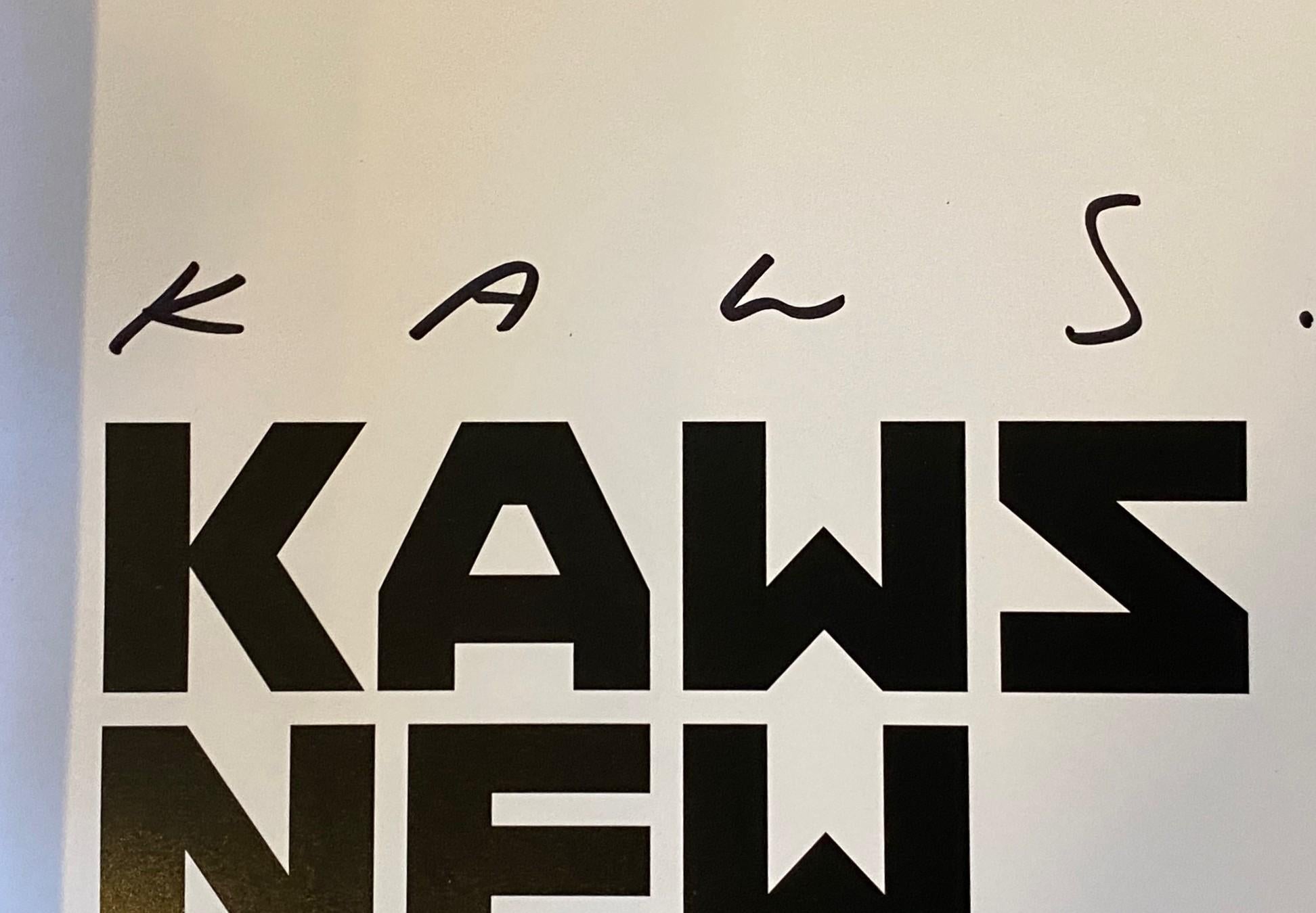 Papier KAWS Brian Donnelly Première édition signée à la main Livre d'art contemporain Nouvelle fiction en vente