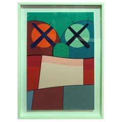 KAWS ‘Brian Donnelly’ Limited Edition Signed Screenprint No Reply Series 2015