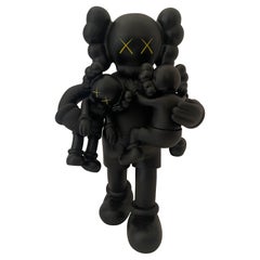KAWS Clean Slate Black Varnished Vinyl Original Fake 2013 Figure