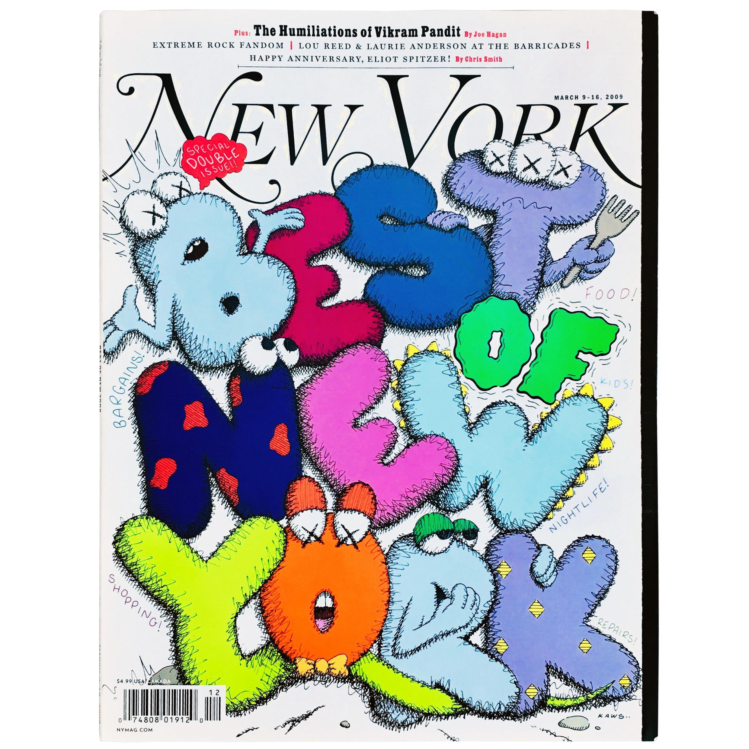 Kaws Cover Art 
New York Magazine 2009
