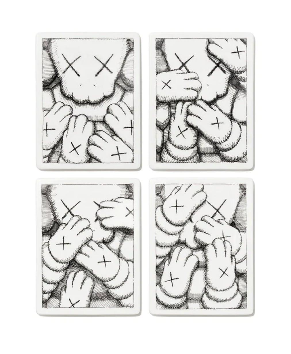 Urge plate set (complete set of 4) - Mixed Media Art by KAWS