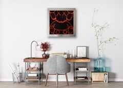 KAWS Sin título Compañero naranja Litografía firmada