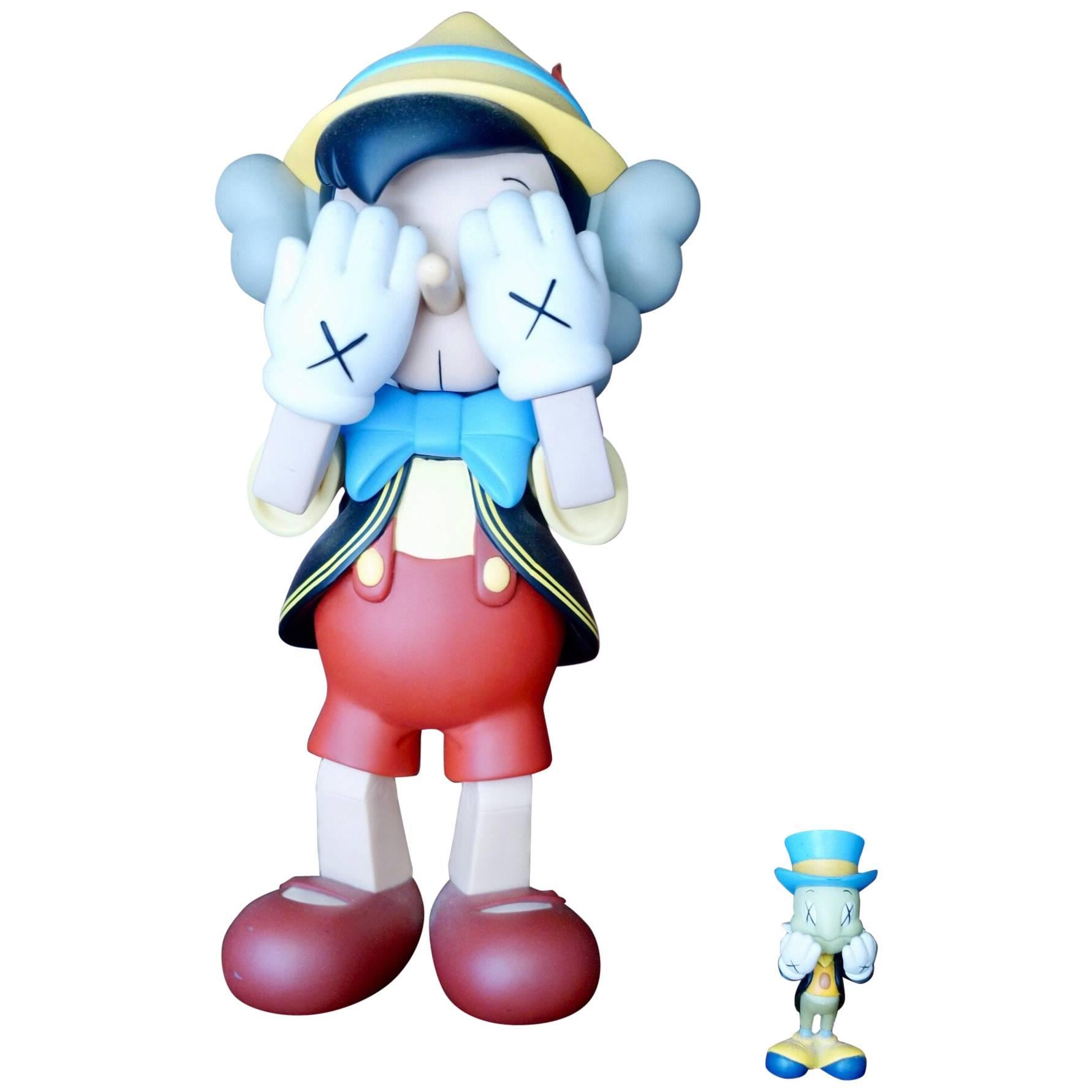 Kaws, Pinocchio and Jiminy Cricket 'Set', Disney Medicom Toy Corporation 2010