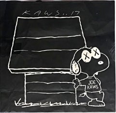 Borsa della spesa disegnata dall'artista (firmata a mano da KAWS)