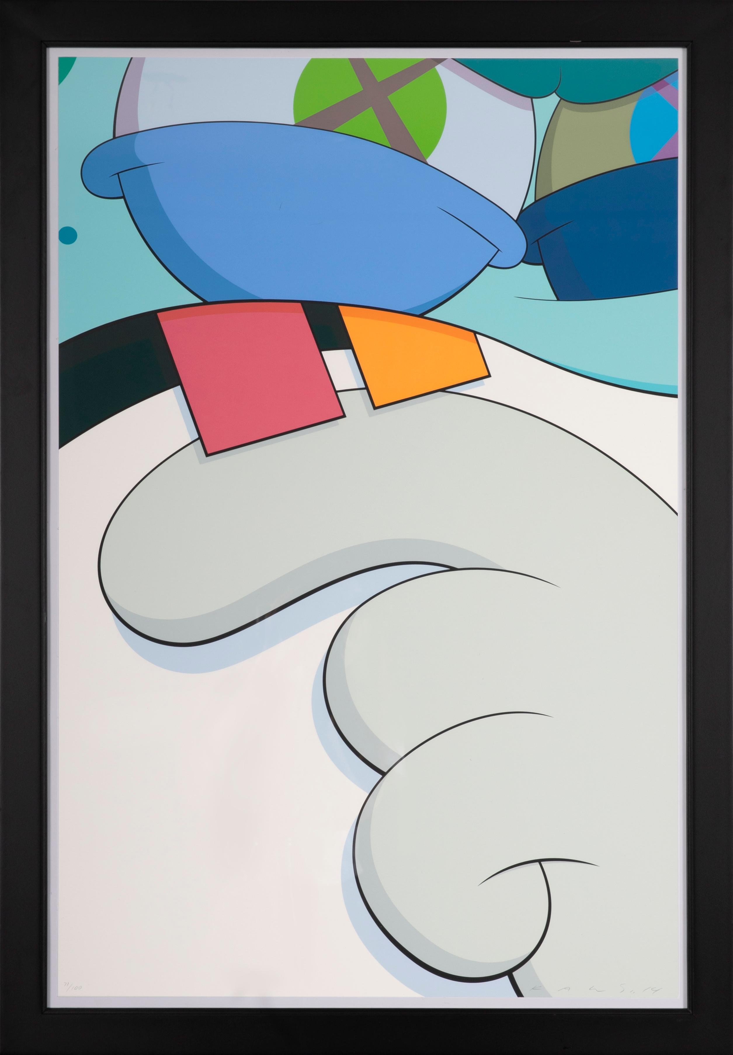 KAWS Abstract Print - 'Blame Game' III, Silkscreen print on paper