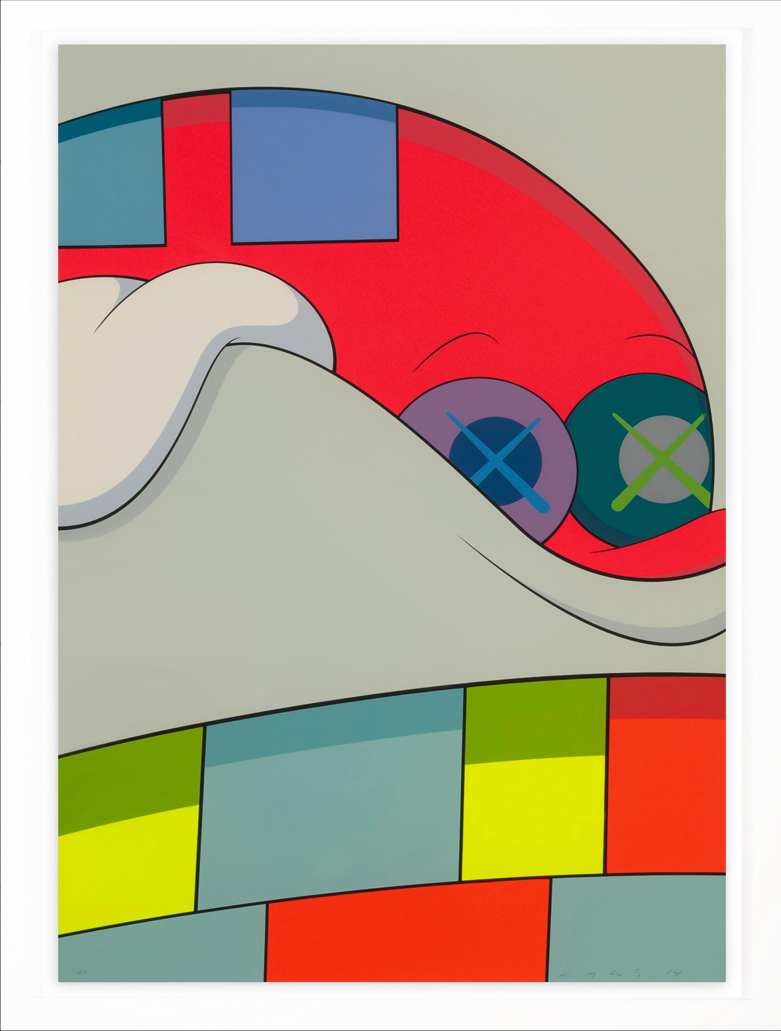 The specific information regarding edition will be provided at the time of sale. Please contact the seller for more details.

The ‘Blame Game' IX by KAWS is an exceptionally rare screenprint, one of the ten in the portfolio series created in 2014. A