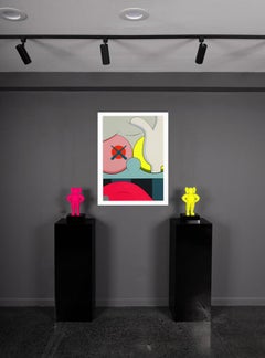 Blame Game X Screen Print by KAWS, Signed, Limited Edition, 2014