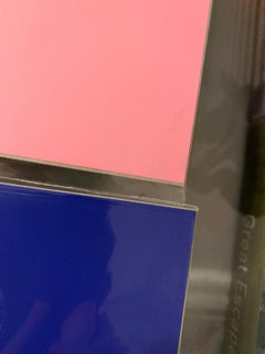 Blue and Pink KAWS "Companion" NGV show posters Victoria Australia