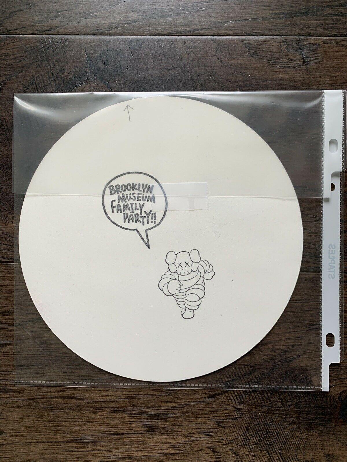 kaws the news kaws 20 tondo painting