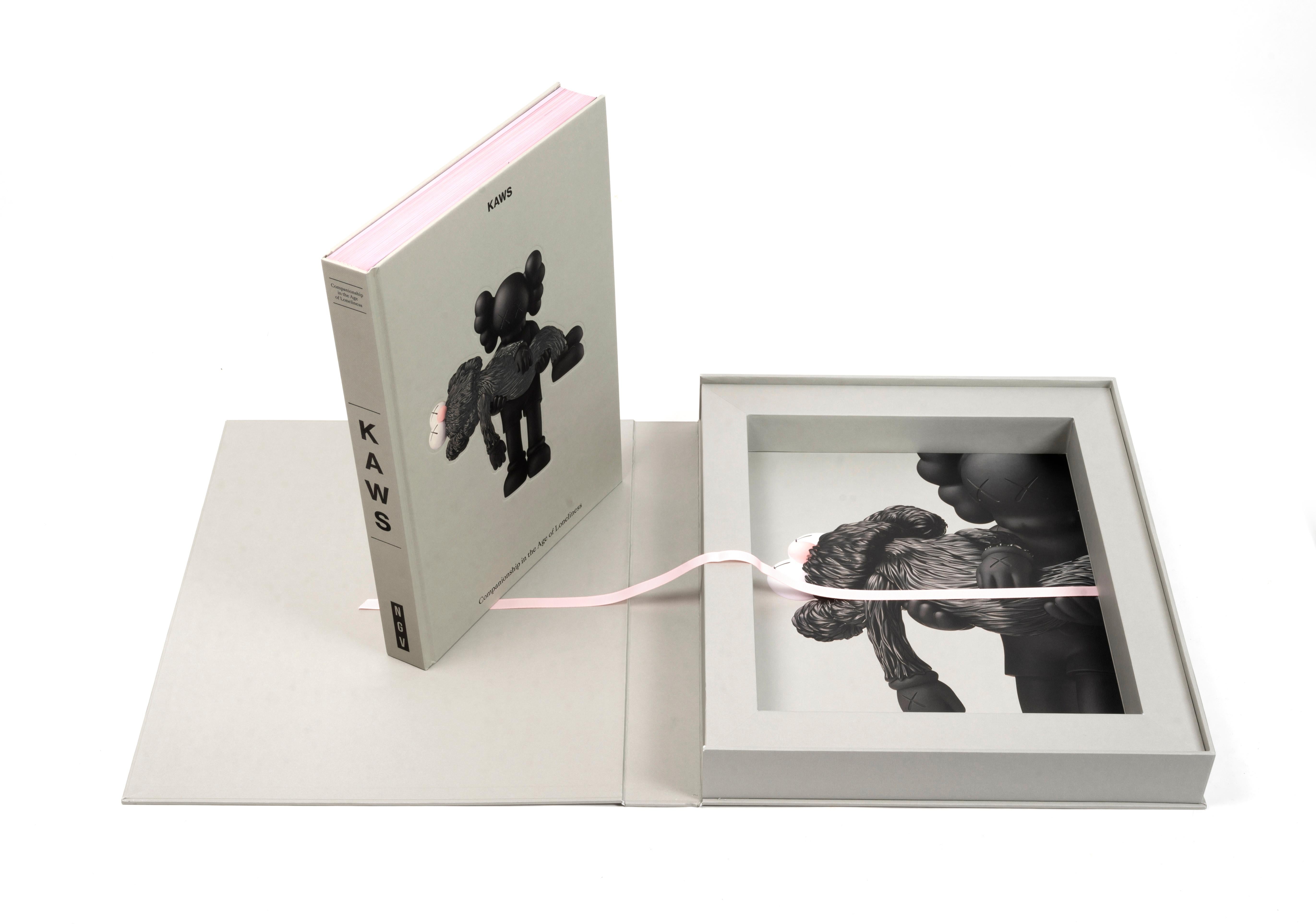 KAWS Figurative Print - Original book and print by Kaws: Companionship in the age of loneliness