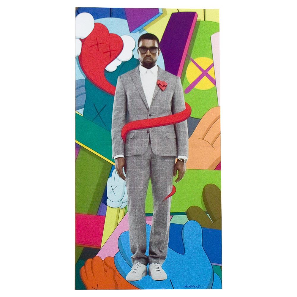 Kanye West 808's and Heartbreak (Original Release Deluxe Edition Record) - Contemporary Print by KAWS