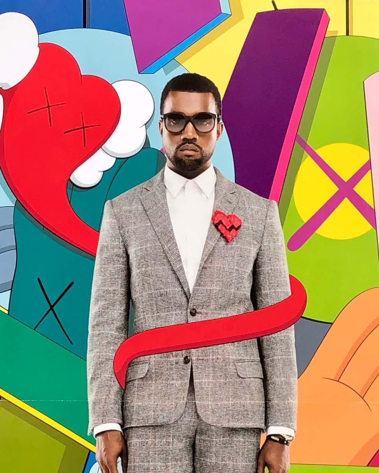 KAWS 2008 Poster (KAWS Kanye West 808s und Heartbreak) im Angebot 1