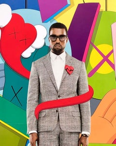 KAWS 2008 poster (KAWS Kanye West 808s and Heartbreak)