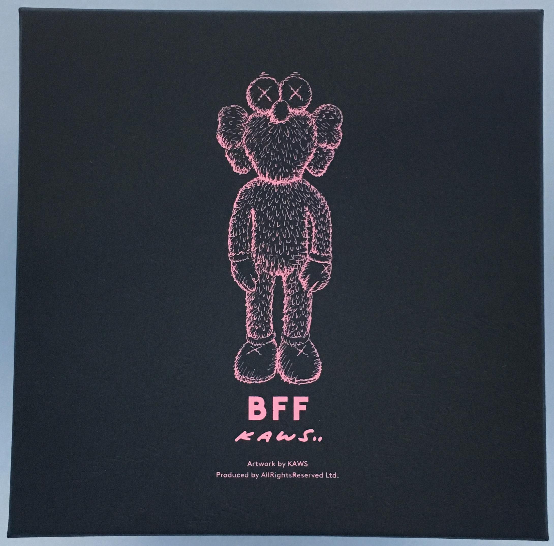 KAWS BFF Plush (KAWS Black BFF plush) 4