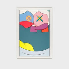 KAWS, Juego de culpas, 2014, Serigrafía, Edición de 5 pruebas de imprenta