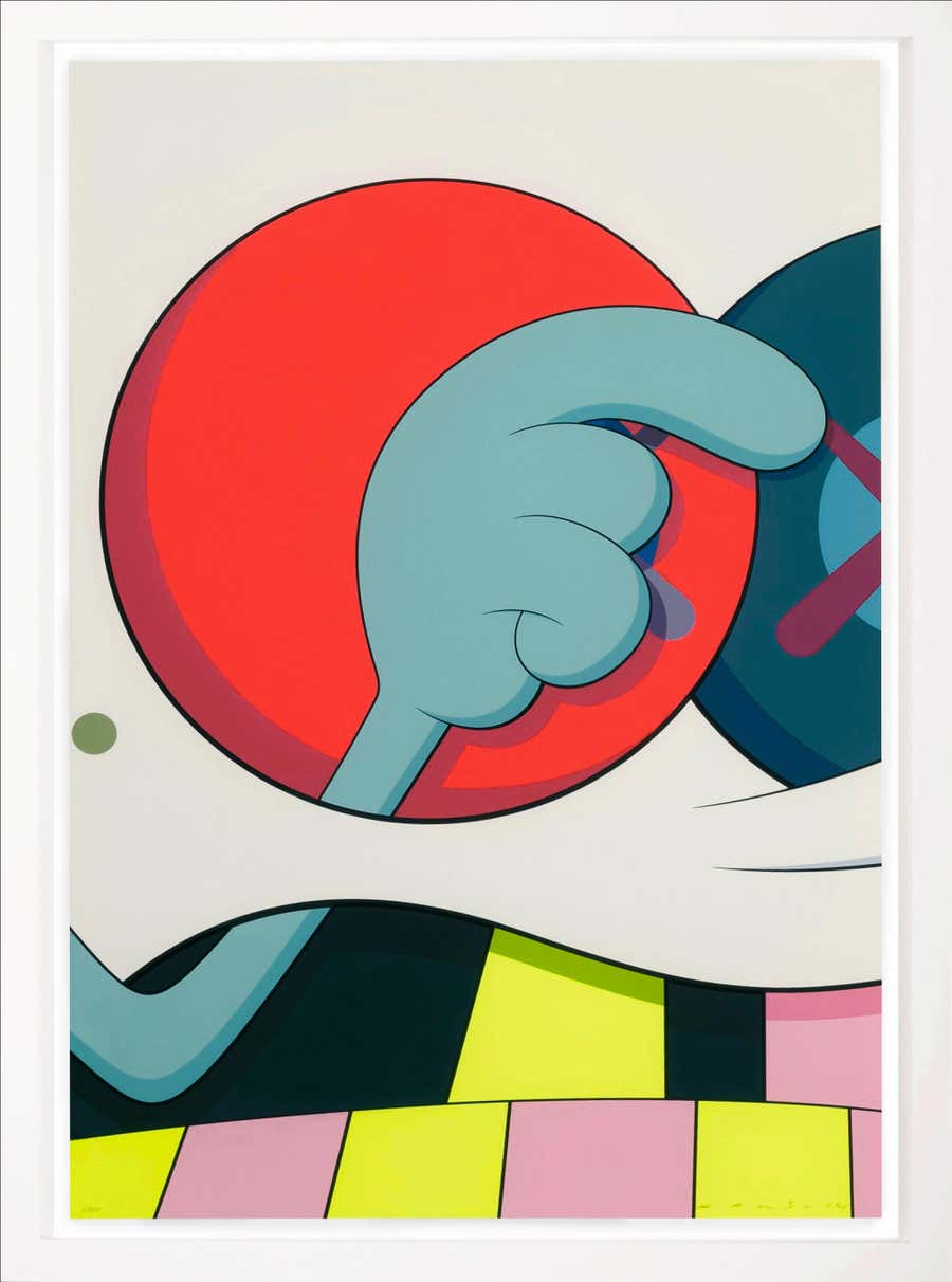Blame Game I Screen Print by KAWS, Contemporary, Signed, 2014, Framed