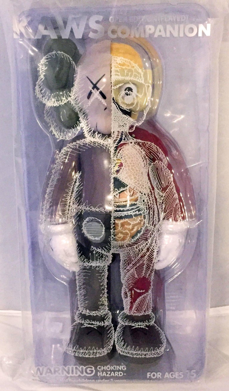 KAWS Brown Flayed Companion 2016. New and sealed in its original packaging. Published by Medicom Japan in conjunction with the exhibition, KAWS: Where The End Starts at the Modern Art Museum of Fort Worth. ThIs figurine has since sold out. 

Medium: