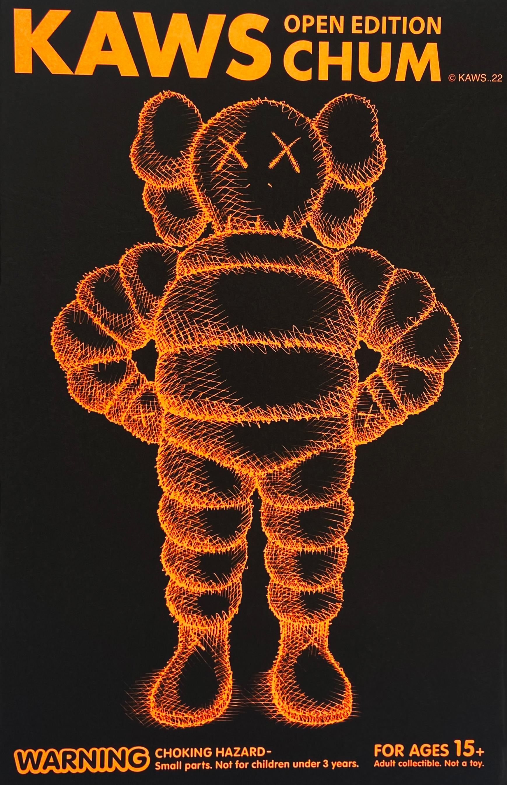 KAWS CHUM orange companion (KAWS Chum) For Sale 5