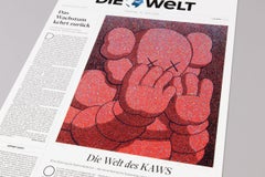 KAWS, Die Welt - Stampa firmata