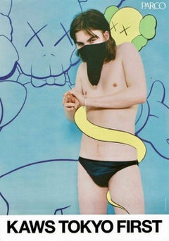 KAWS exhibition poster 2001 (KAWS Tokyo 2001)