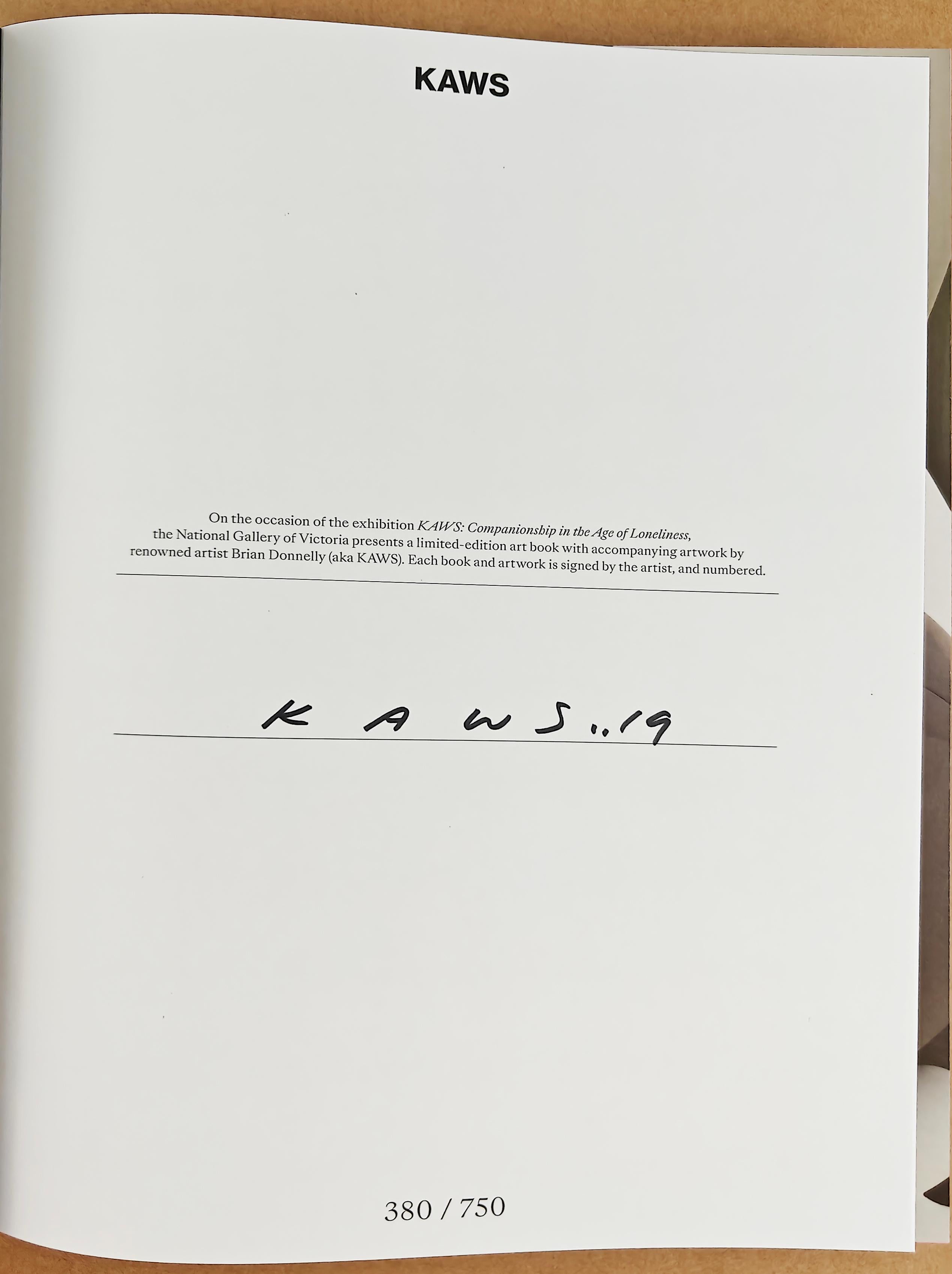 KAWS Gone, 2019, Limited Edition Print and Limited Edition Exhibition Book in vendita 3