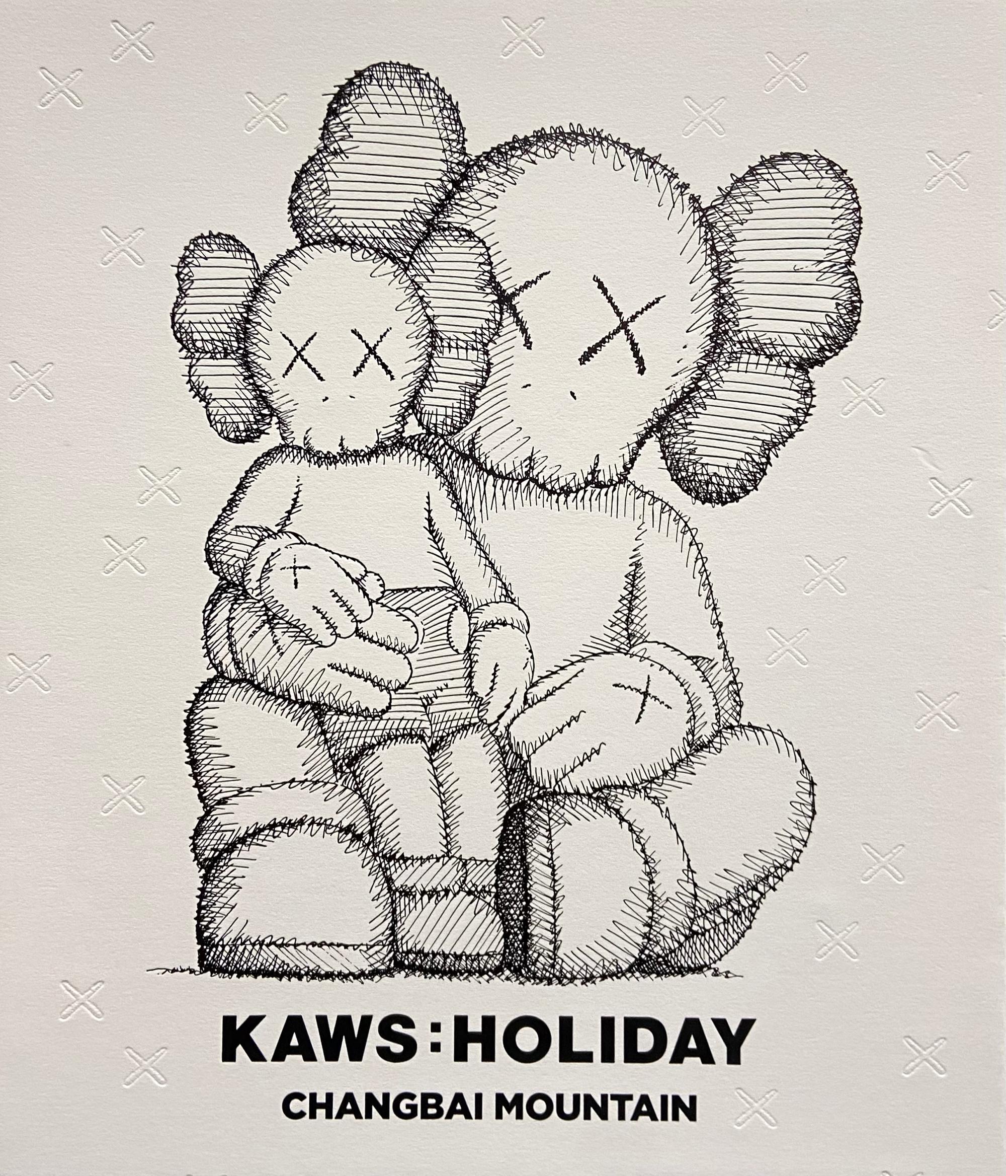 KAWS HOLIDAY Changbai nero (KAWS black chanbgai) in vendita 3