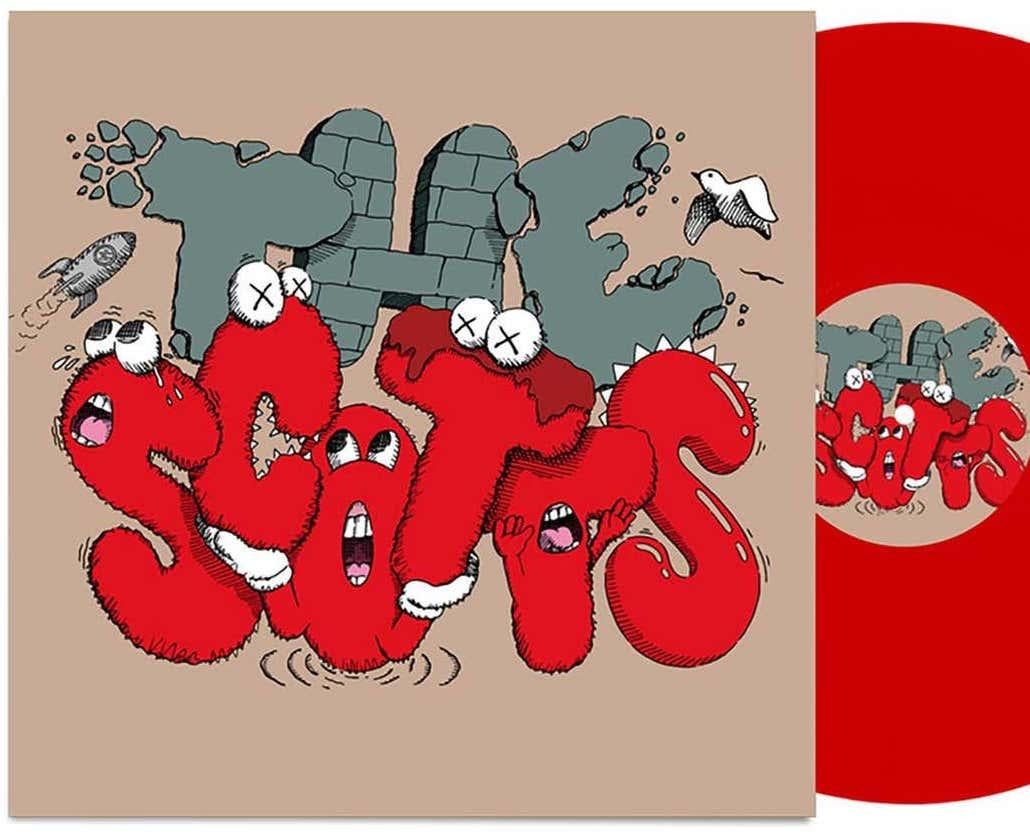After KAWS Travis Scott Record Art, “The Scotts”:

Offset lithograph on vinyl record jacket & record labels. 2020.

Dimensions: 12 x 12 inches.

Condition: New/unopened in original shrink wrapping. Includes original record. 

Unsigned from a sold