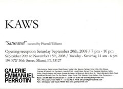 KAWS “Saturated” announcement 2008 (KAWS Spongebob)