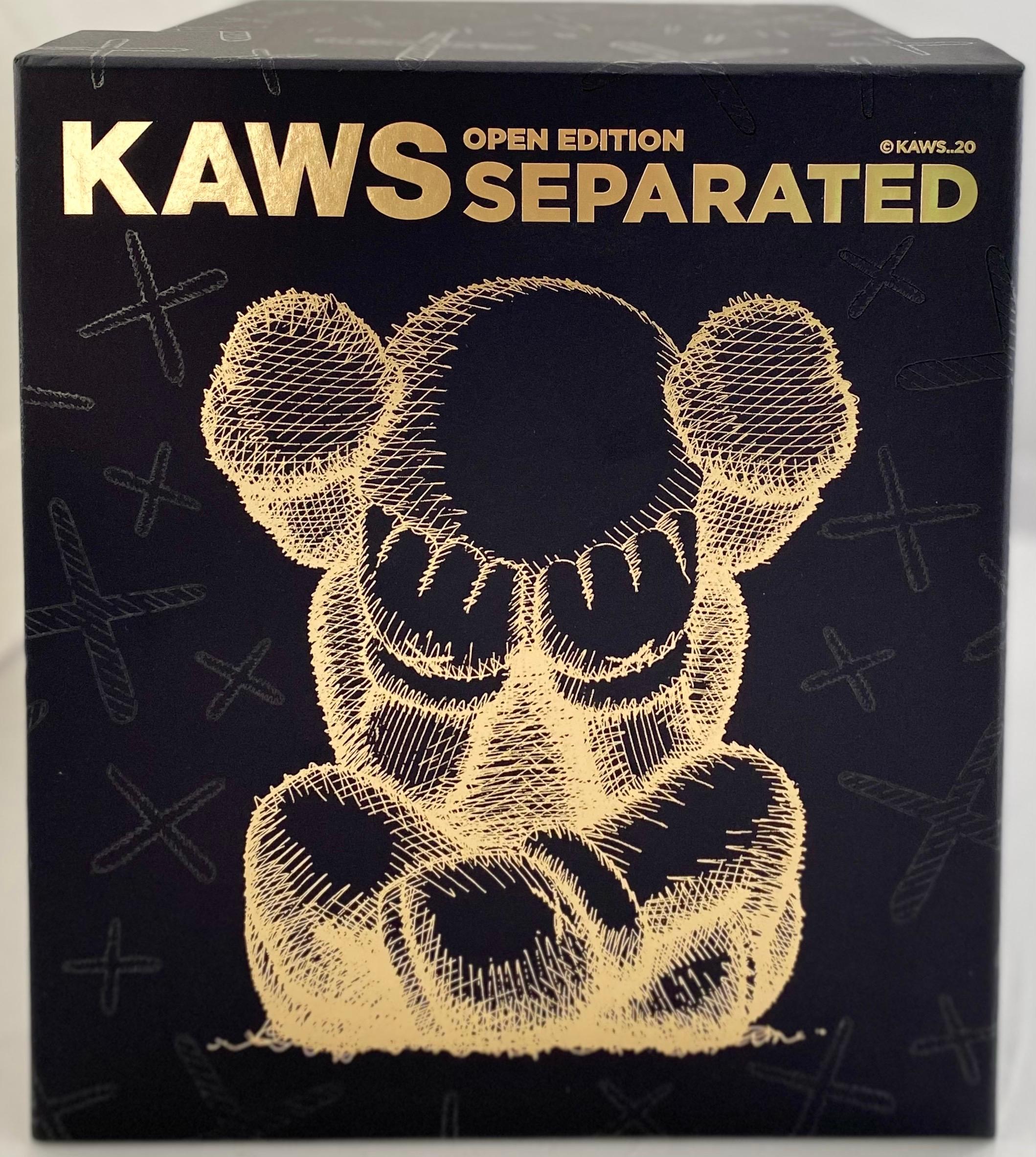 KAWS SEPARATED Companion (KAWS - Companion séparée noire)  en vente 4