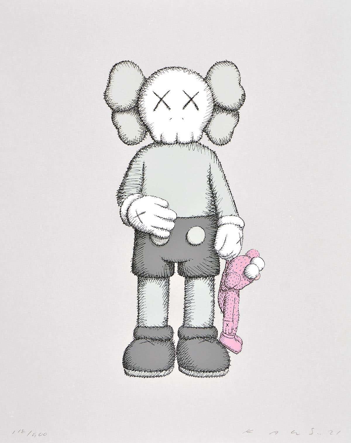 KAWS KAWS SHARE limited edition screen print Modern art, Companion