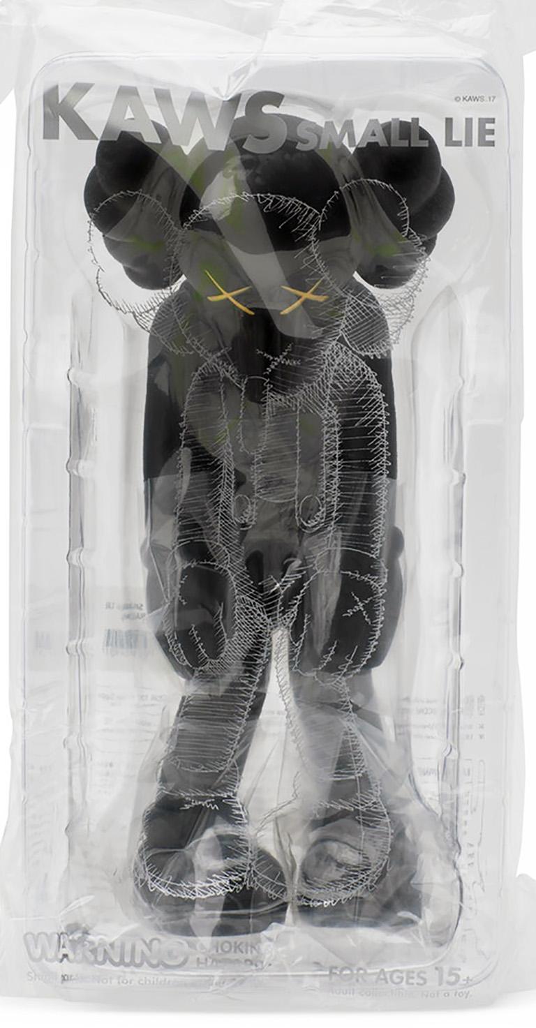 kaws small lie black