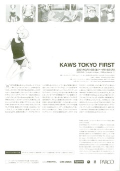 KAWS Tokyo First mini poster