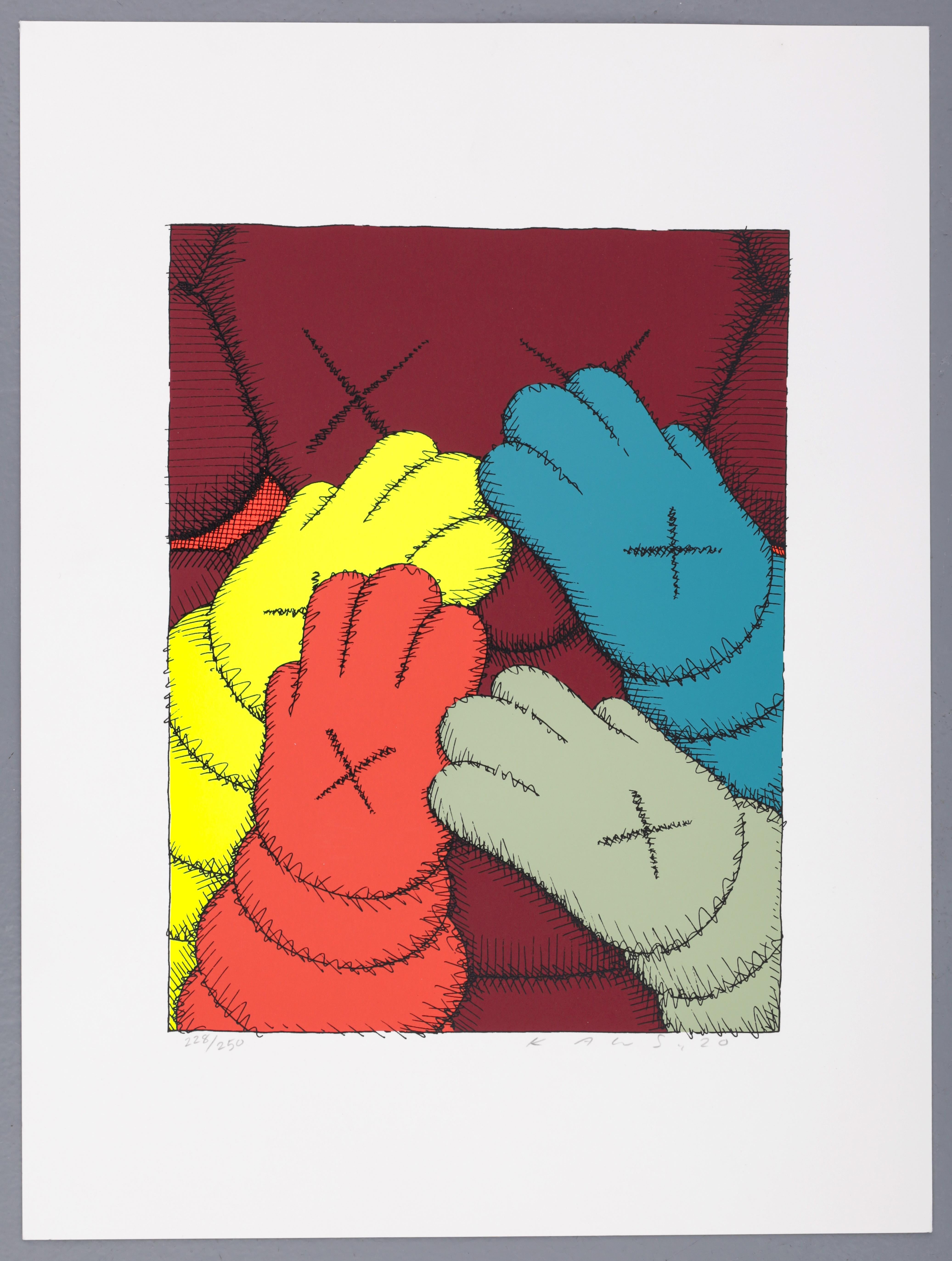 KAWS URGE 4 Sérigraphie en vente 1